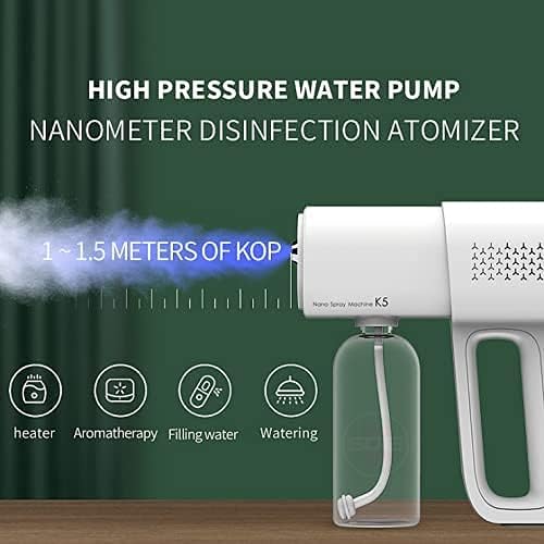 Rechargeable Nano Spray Gun – Wireless Sanitizer Sprayer with Blue Disinfection Light