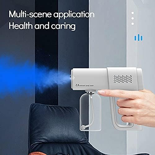 Rechargeable Nano Spray Gun – Wireless Sanitizer Sprayer with Blue Disinfection Light