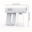 Rechargeable Nano Spray Gun – Wireless Sanitizer Sprayer with Blue Disinfection Light