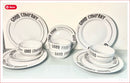 Wilko 12 Piece Family Dinner Set – Plates & Bowls for 4 Peoplev