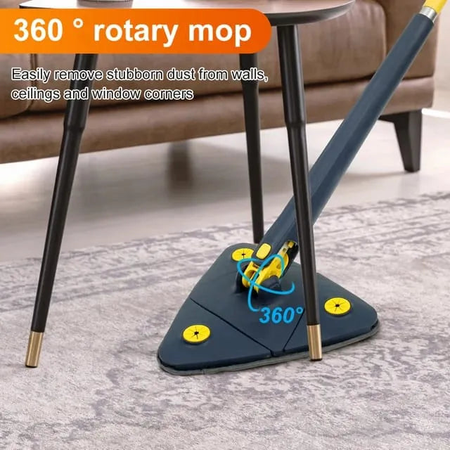 360° Rotating Cleaning Mop – Easy-to-Use Floor Mop with Swivel Head | ممسحة تنظيف 360 درجة