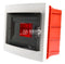 8 Module Flush Mount Distribution Box – White Electrical Panel