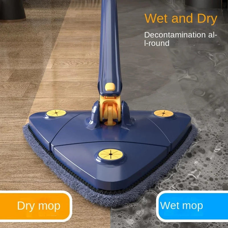 360° Rotating Cleaning Mop – Easy-to-Use Floor Mop with Swivel Head | ممسحة تنظيف 360 درجة