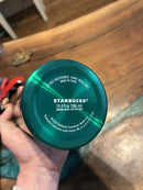 Starbucks 2020 Green Travel Tumbler – 20oz Stainless Steel with Clear Lid | كوب سفر ستاربكس معزول